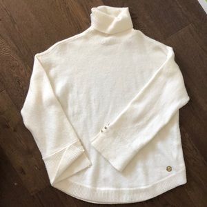 Michael Kors white turtleneck. Size S
